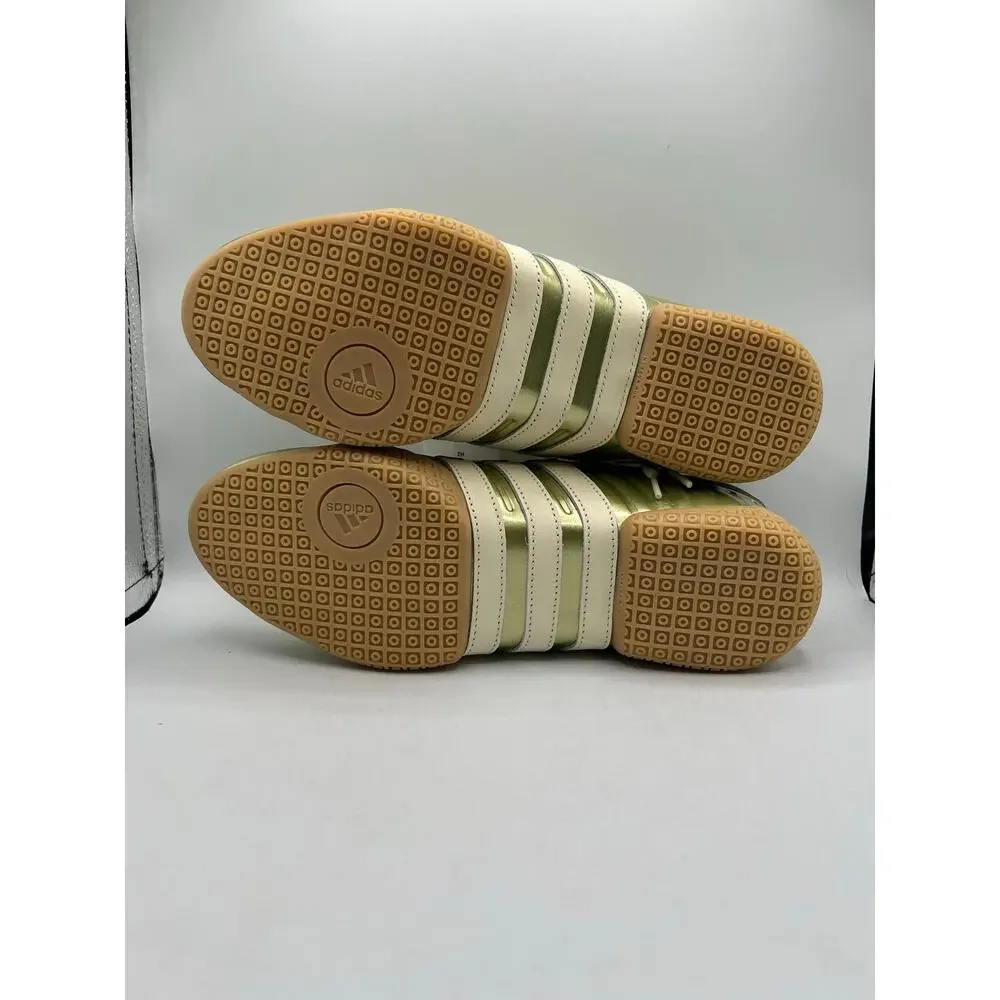 Adidas Taekwondo Mei Elite “Gold Metallic Cream White Gum” size 9 women’s